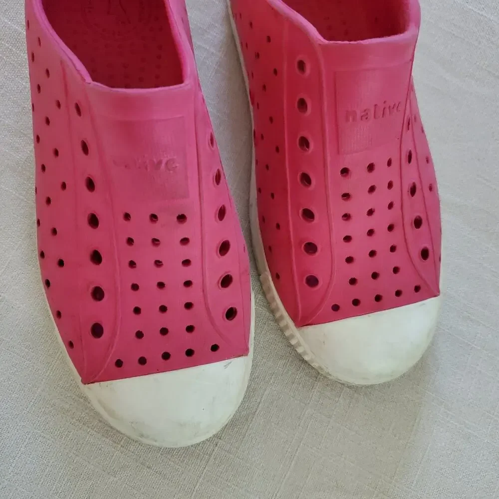 Natives Hot Pink Shoes kids 1